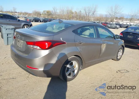 2014 Hyundai Elantra Se z USA, uszkodzony, nr VIN 5NPDH4AE9EH526584
